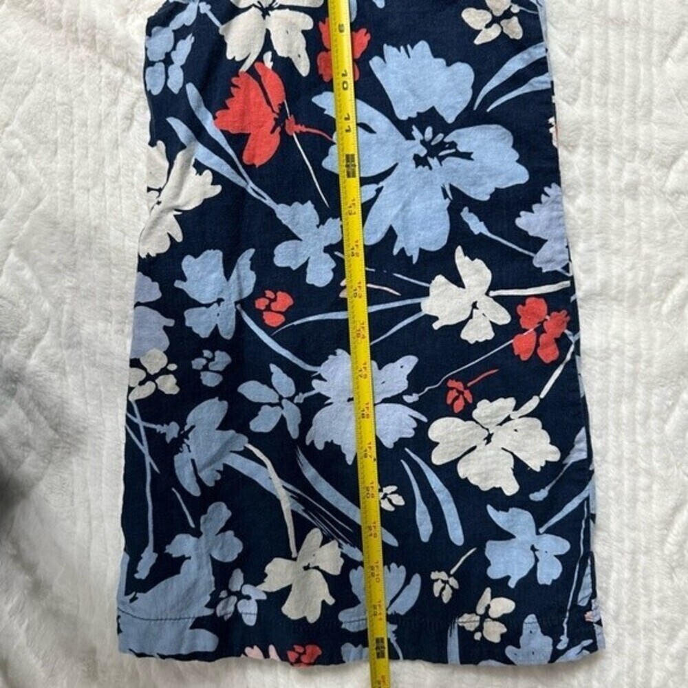 Time&Tru Floral V-Neck Woven Tank Top Medium 8-10 - Picture 16 of 16